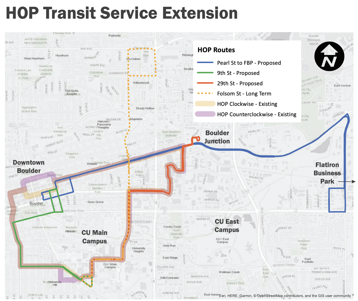 Boulder HOP expansion map.