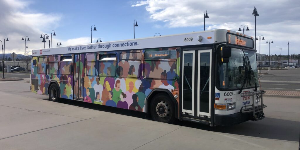 Route 16 bus at Oak Station.