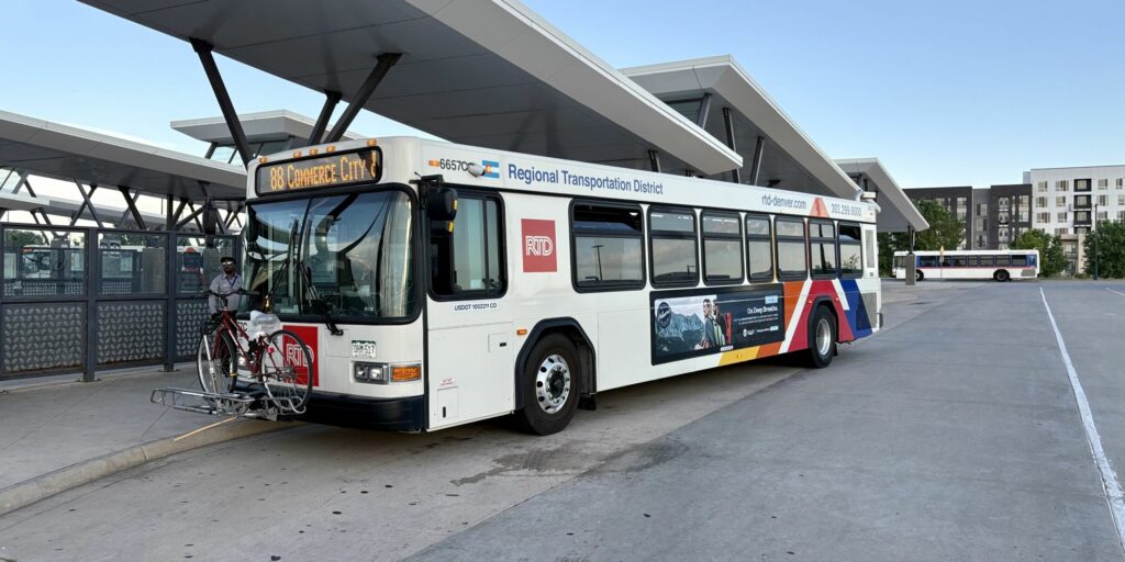 Route 88 bus at Central Park Station.
