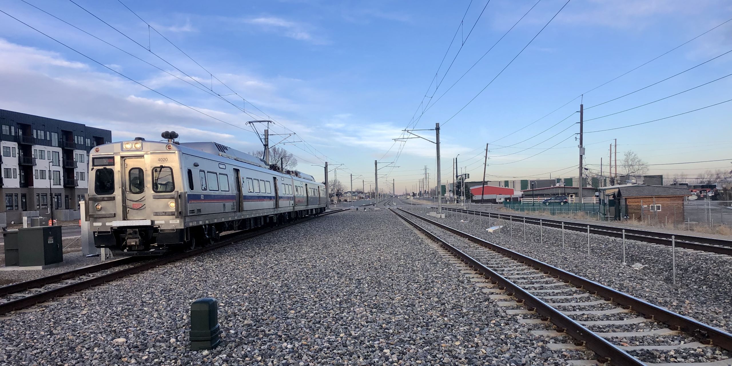 G Line train at Ward Road Station.