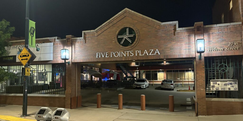 Five Points Plaza.
