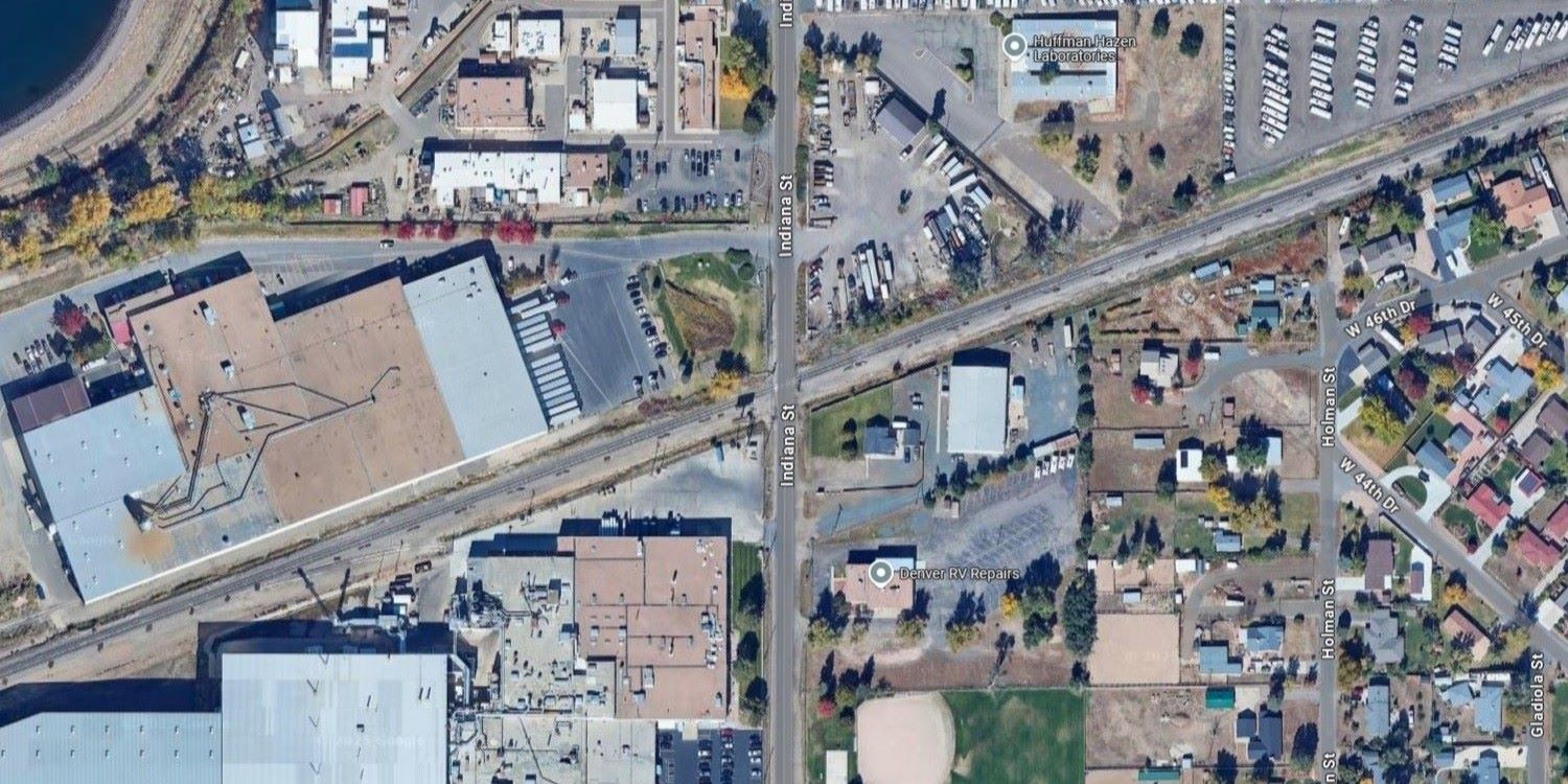 Indiana Street grade crossing. Credit: Google