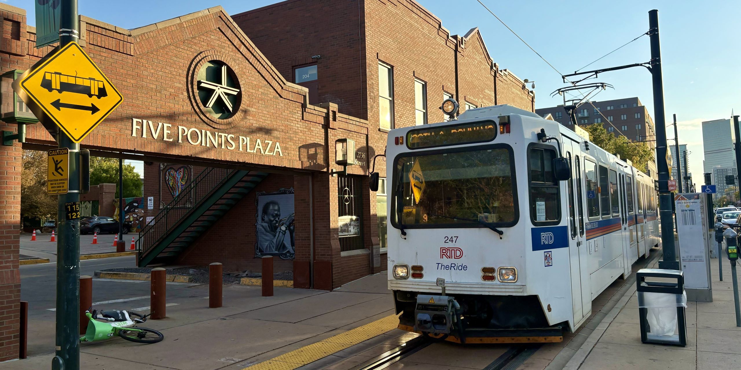 L Line train at 27th & Welton Station.