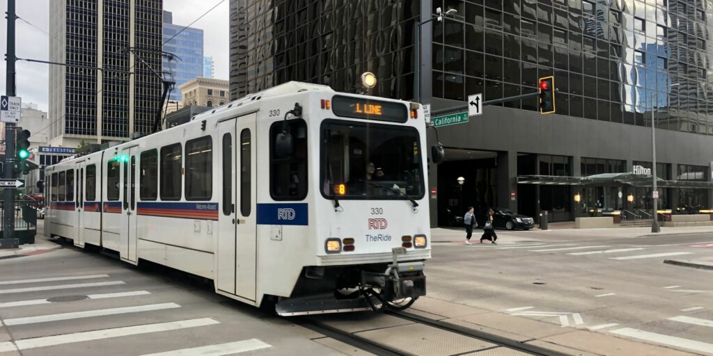 Siemens SD-160 light rail vehicles.