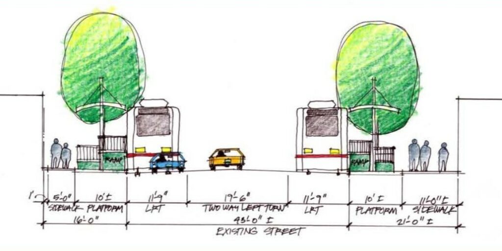 L Line extension at Downing Street.