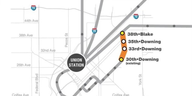 L Line extension map.