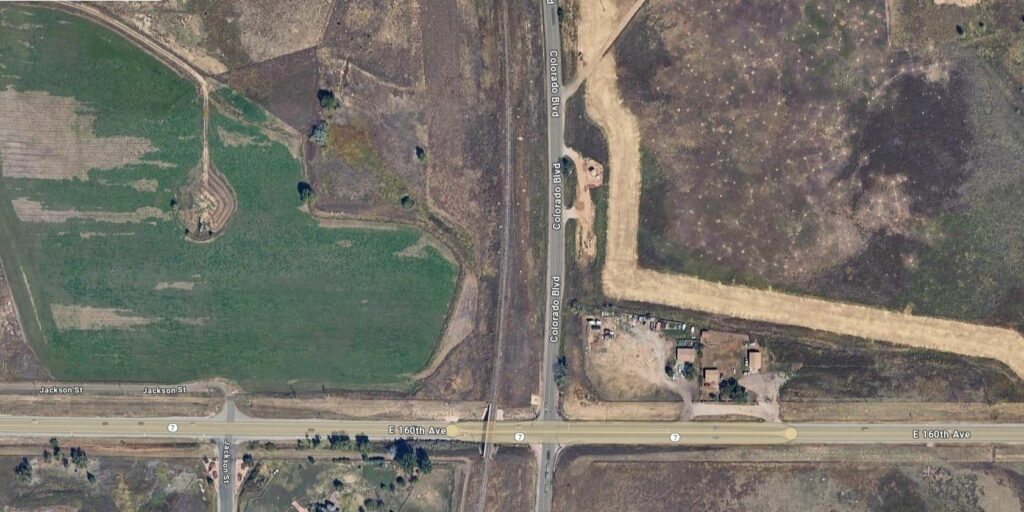 N Line station site at North Thornton / Highway 7.