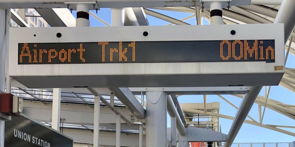 RTD Commuter Rail Displays