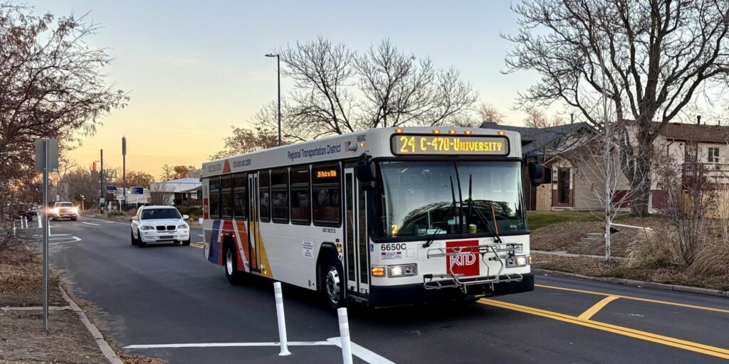 Route 24 bus at 33rd & York Street.