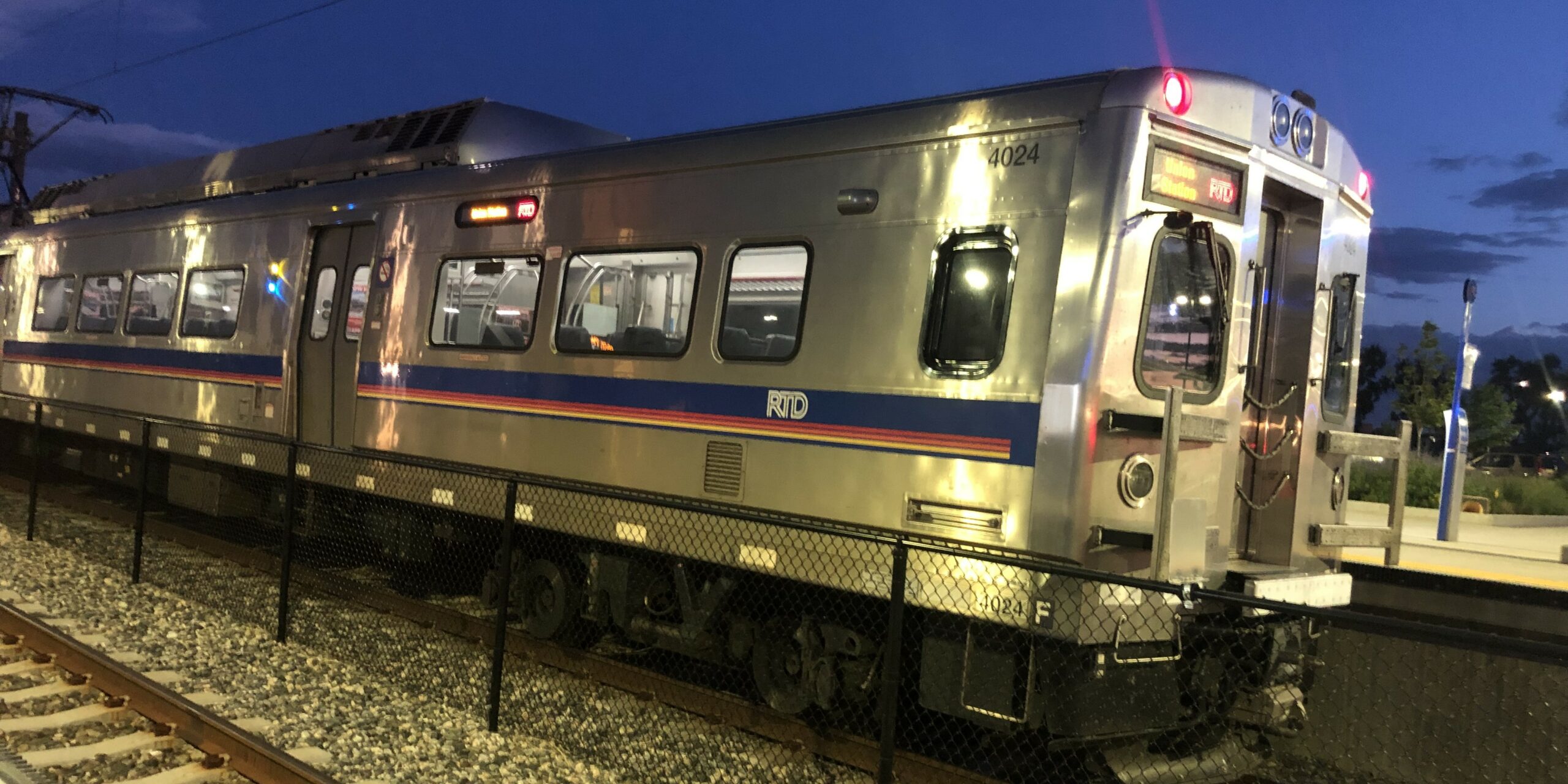 N Line train at Eastlake & 124th Station.