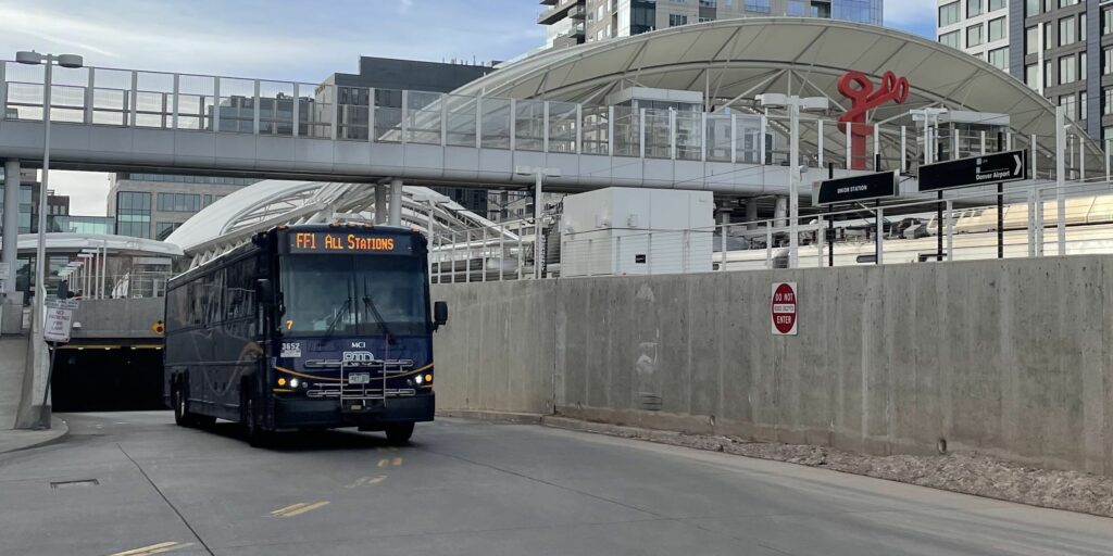 Flatiron Flyer at Denver Union Station..