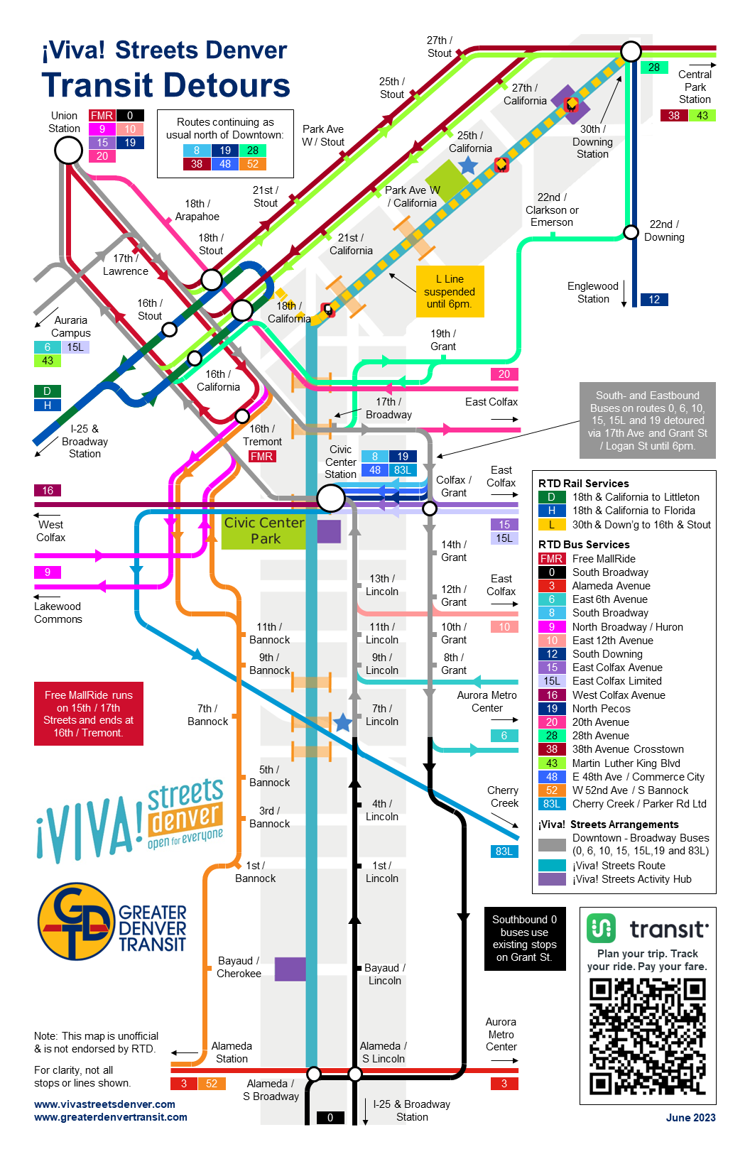 ¡Viva! Streets Denver Greater Denver Transit